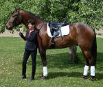 Friesian Appaloosa gelding Zoren Z. Owned by Tamara Anderson