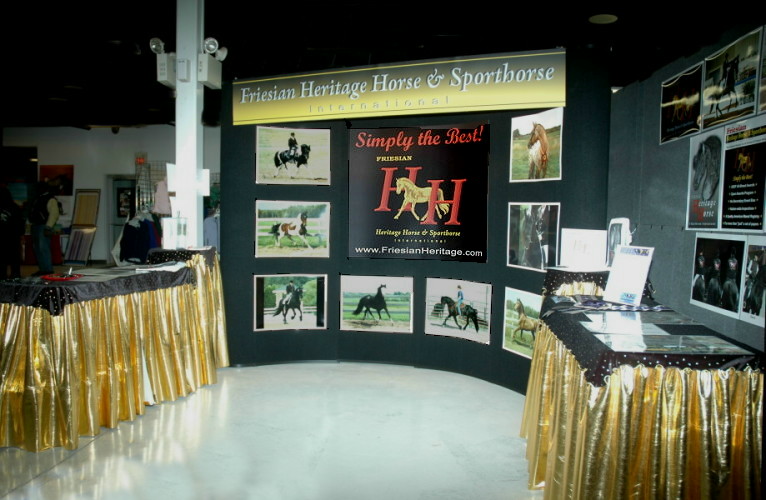 Photo of the HH booth at the IFSHA Nationals in 2009